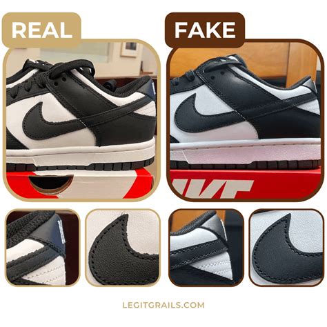 how to spot fake nike pandas|are nike dunk pandas genuine.